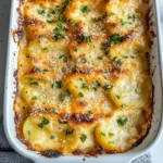 Dad’s Creamy & Cheesy Au Gratin Potatoes