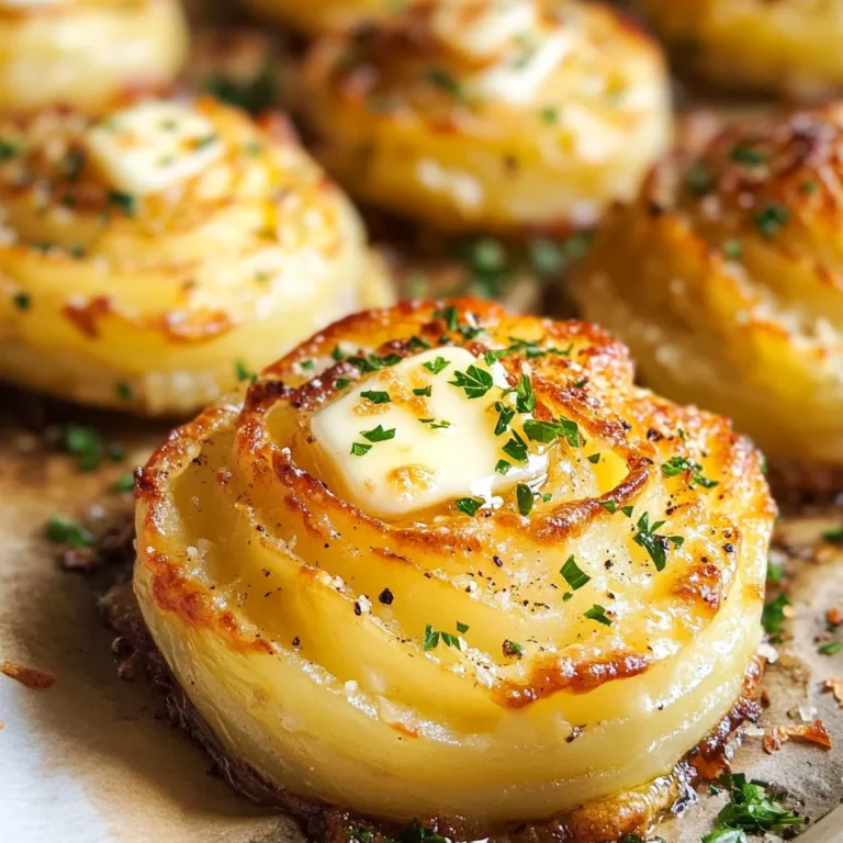 Garlic Parmesan Duchess Potatoes