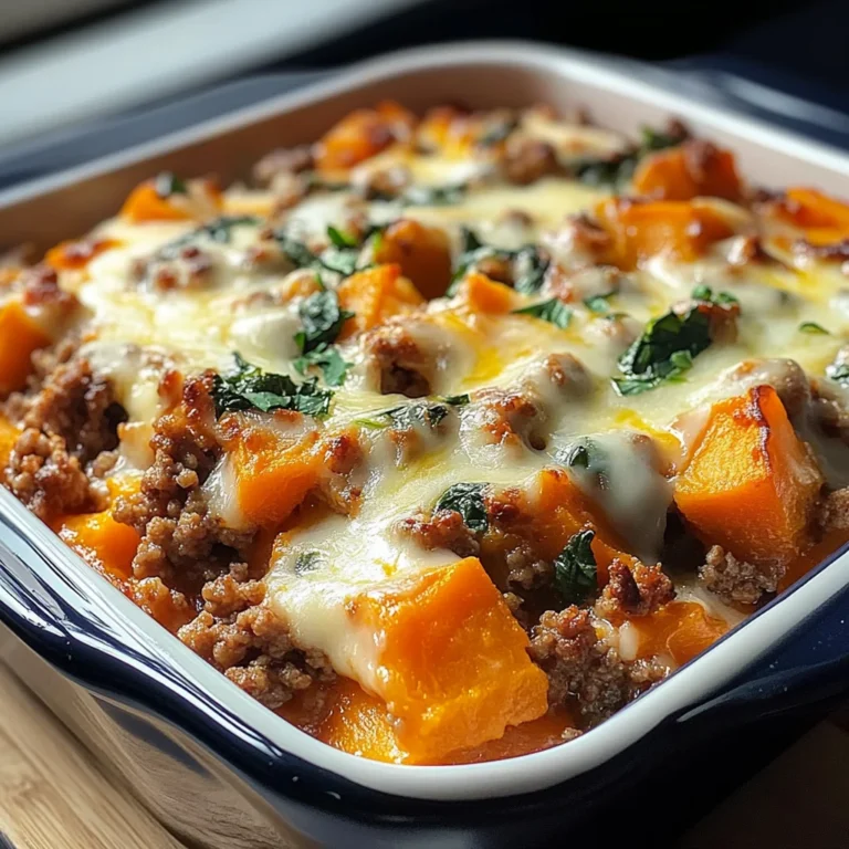 Ground Turkey Sweet Potato Casserole