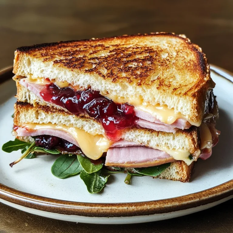 Ham Cheddar Cranberry Melt