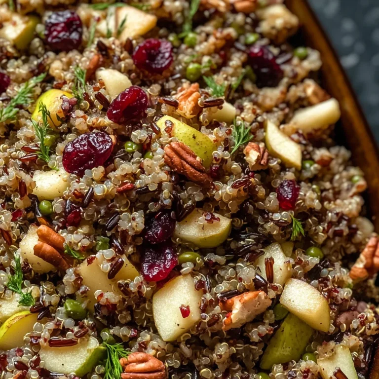 Herbed Wild Rice Quinoa Stuffing