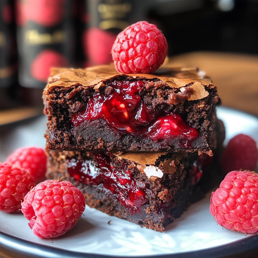 Raspberry Brownies